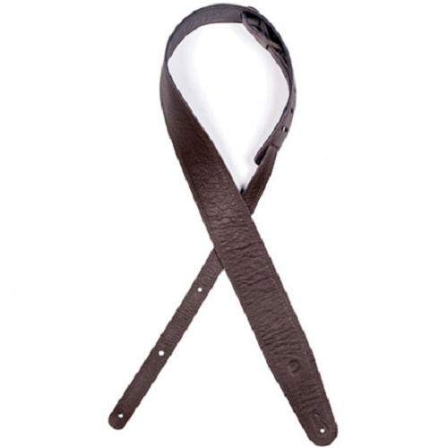 D'Addario Black Brown / Reversible Leather Guitar Strap