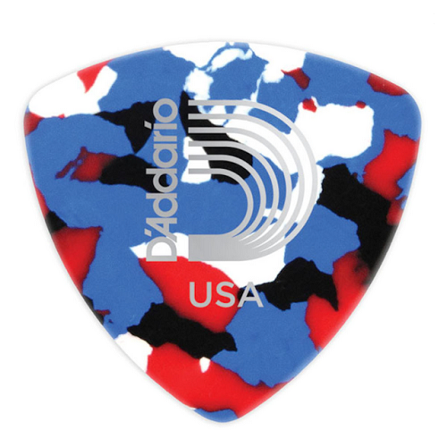 D'Addario Planet Waves Wide Multi-Color Celluloid Guitar Picks - 10 Picks