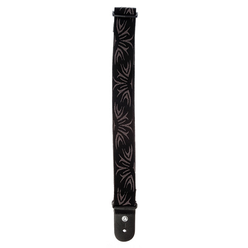 D'Addario  Planet Waves BLACK/GREY Tattoo Woven Guitar Strap