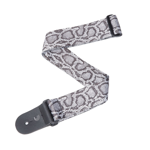 D'Addario Planet Waves Sublimation Printed Snakeskin Woven Guitar Strap