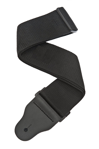 D'Addario Planet Waves 3-INCH Wide Woven Black Bass Guitar Strap