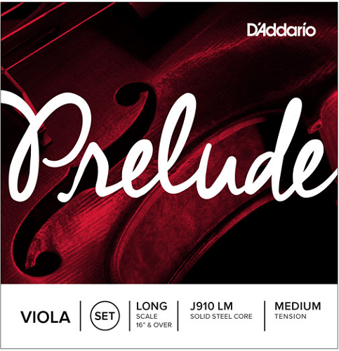 D'Addario Prelude Viola String SET, Long Scale, Medium Tension