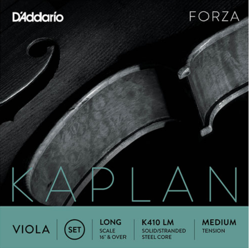 D'Addario Kaplan Forza Viola String SET, Long Scale, Medium Tension