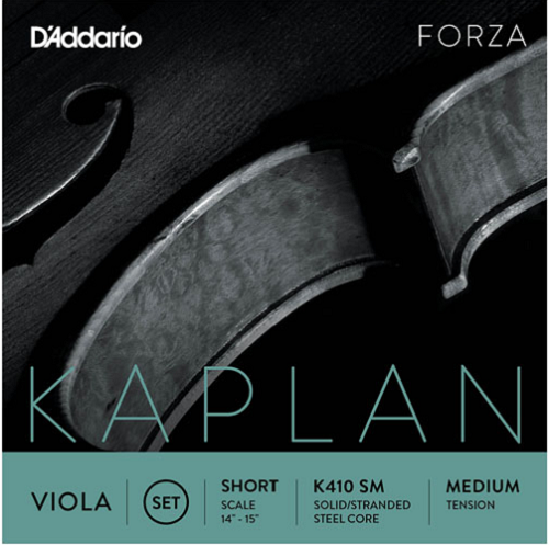 D'Addario Kaplan Forza Viola String SET, Short Scale, Medium Tension