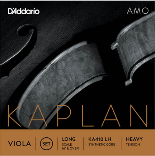 D'Addario Kaplan Amo Viola String SET, Long Scale, Heavy Tension