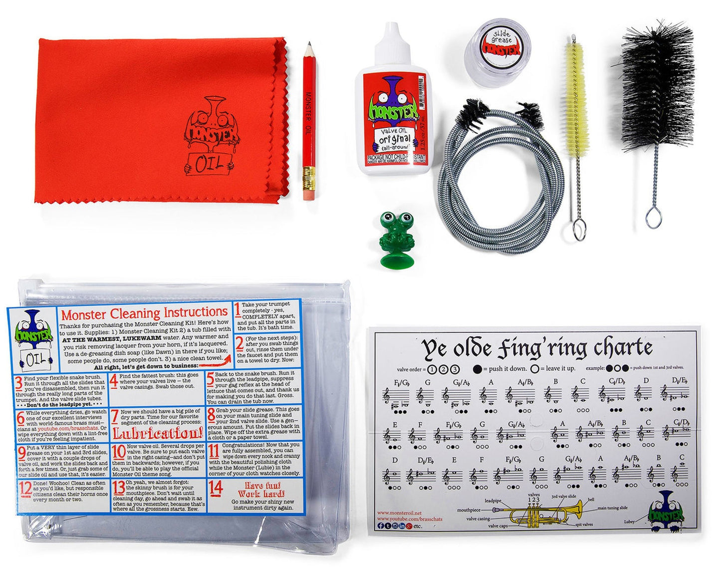 Monster Oil Care/Cleaning Kit for Trumpet