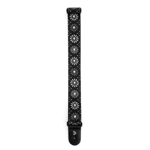 D'Addario Planet Waves Skull Burst Woven Guitar Strap