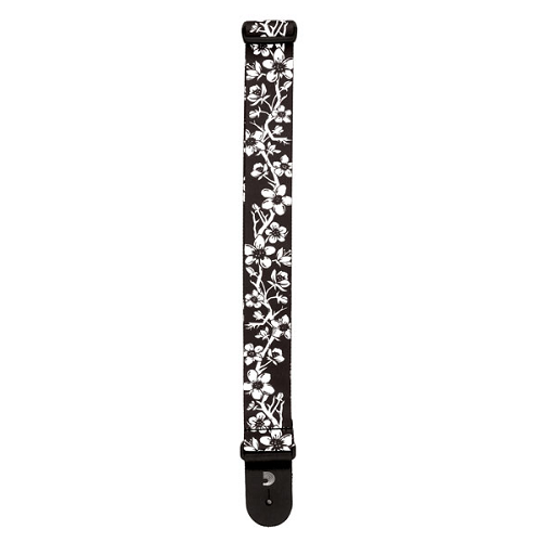 D'Addario Planet Waves Polyester Blossom Tattoo Art Woven Guitar Strap
