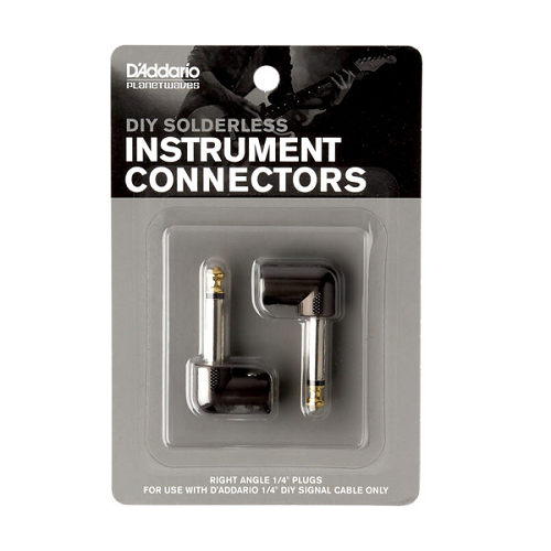 D'Addario Planet Waves Cable Kit 1/4" Right Angle Plug - 2-PACK
