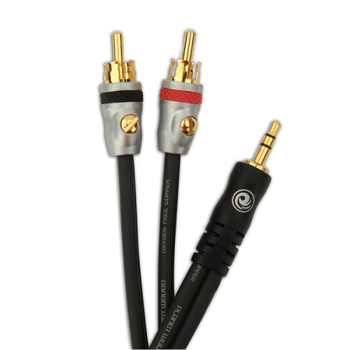 D'Addario Planet Waves Dual Rca to Stereo Mini Cable, 5 Feet