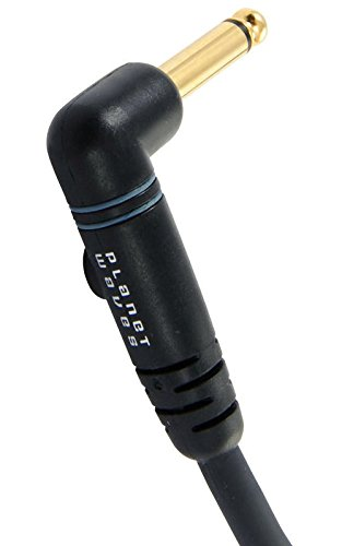 D'addario Planet Waves Gold Plated Custom Series Patch Cable, Right ANGLE, 6 Inches - 2-PACK