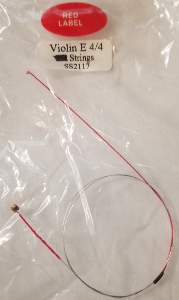 Super Sensitive Red Label Violin E 4/4 Medium Gauge String - SS2117