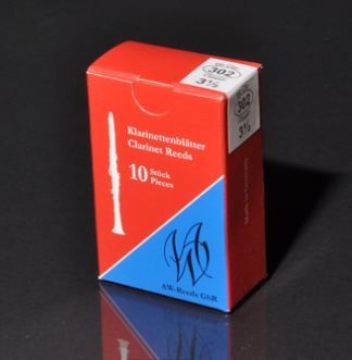AW Classic French Cut Bb Clarinet Reeds 302 - 10 Per Box