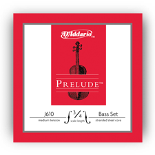 D'Addario Prelude Strings - Orchestral Bass D 3/4 Medium