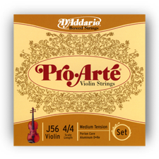 D'Addario Violin String - Pro Arte D Alum WND 4/4