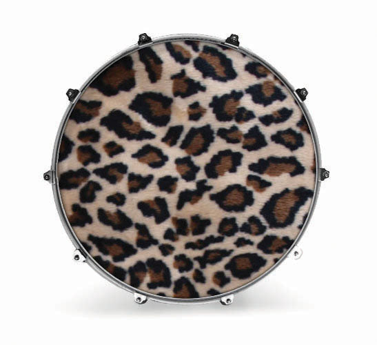 Evans Fabrics Bass Drum Head - Leopard 2