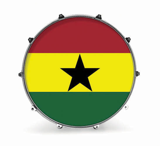 Evans Graphics Bass Drum Head - Reggae