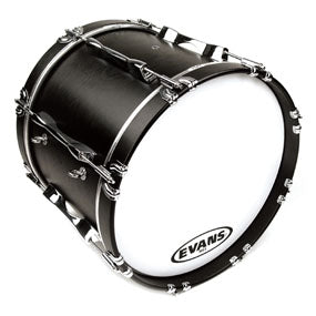 Evans MS1 White Marching Bass Drum Head - 24