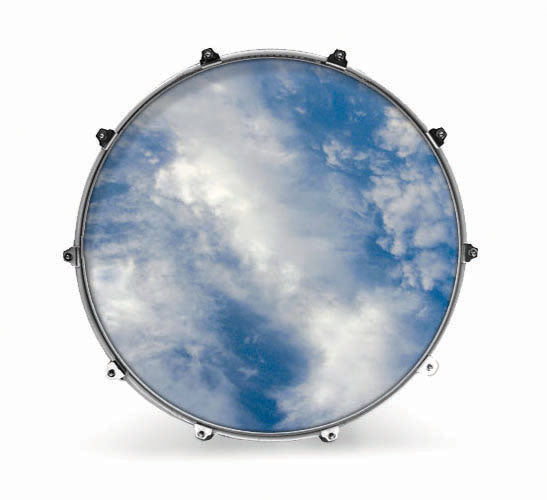 Evans Nature Bass Drum Head - SKY 1