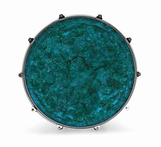 Evans Textures Series Bass Drum Head - Blue Rust