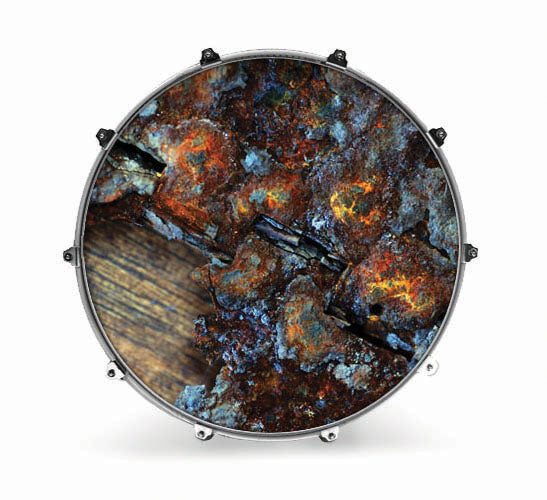 Evans Textures Series Bass Drum Head - Hinge