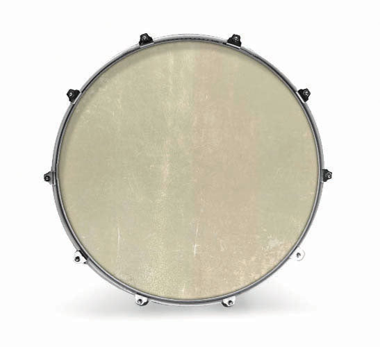 Evans Textures Series Bass Drum Head Vintage