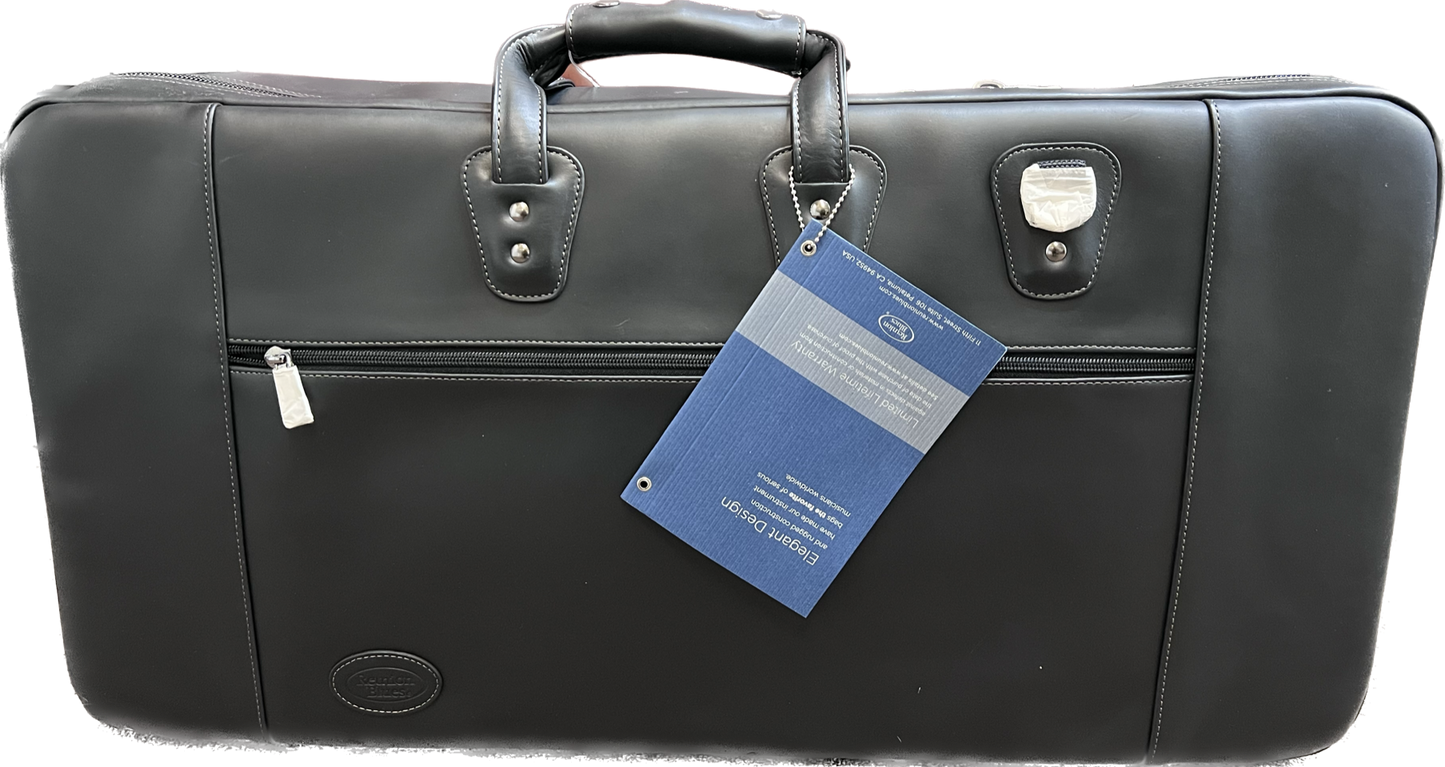 Reunion Blues Black Leather Vintage Basson Case - 750-15