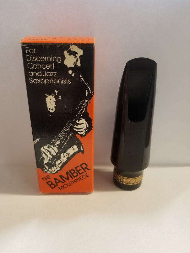 Bamber Jazz Hard Rubber Tenor Saxophone Mouthpiece Weinermusic