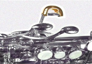 Oleg Skyscraper Palm Key Riser for Alto/ Tenor/ Bari Sax, Gold Plated -109
