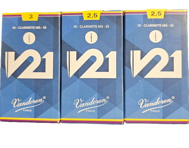 Vandoren V21 Eb Clarinet reeds 3 Box Bulk deal