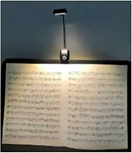 K&M "FlexLight T-Model 4 LED" Music Stand Light - 12272