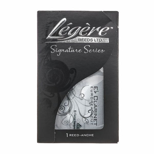 Legere European Cut Signature Eb Clarinet Reeds - Original Packaging