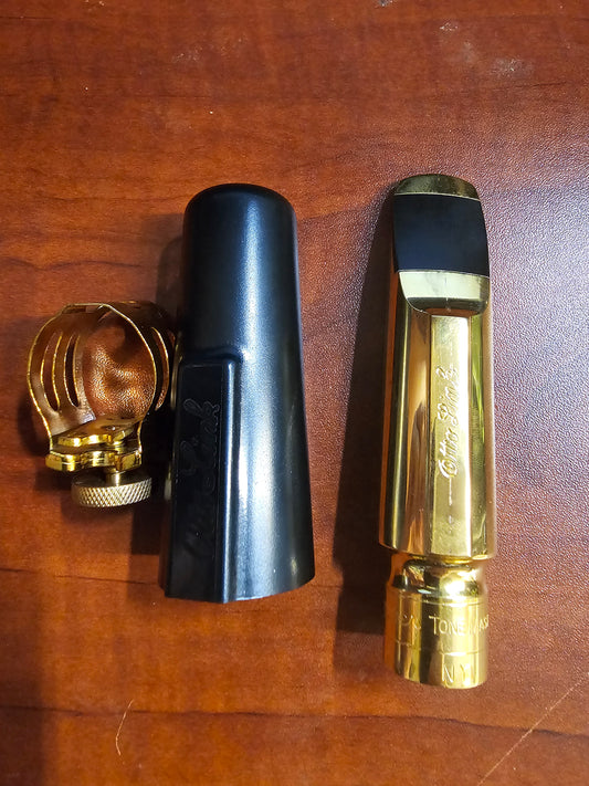 Otto Link New York Gold Plated Tenor Sax Mouthpiece 7