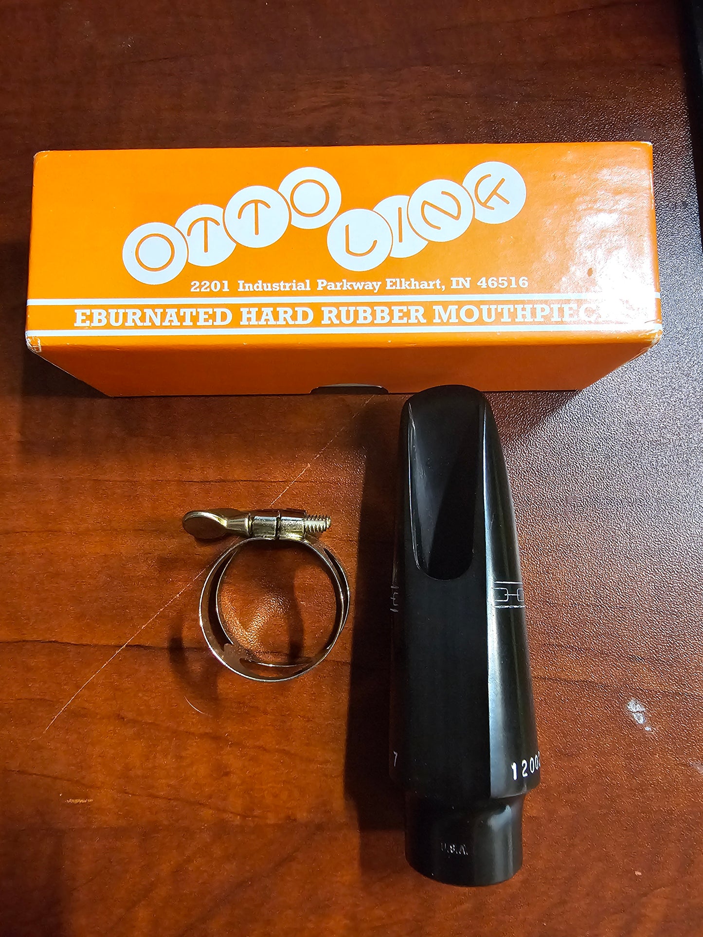 Otto Link Vintage Tenor Sax Hard Rubber Mouthpiece #7