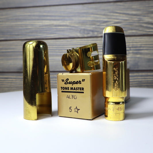 Otto Link Gold Plated Alto Sax Mouthpiece 5* B-STOCK
