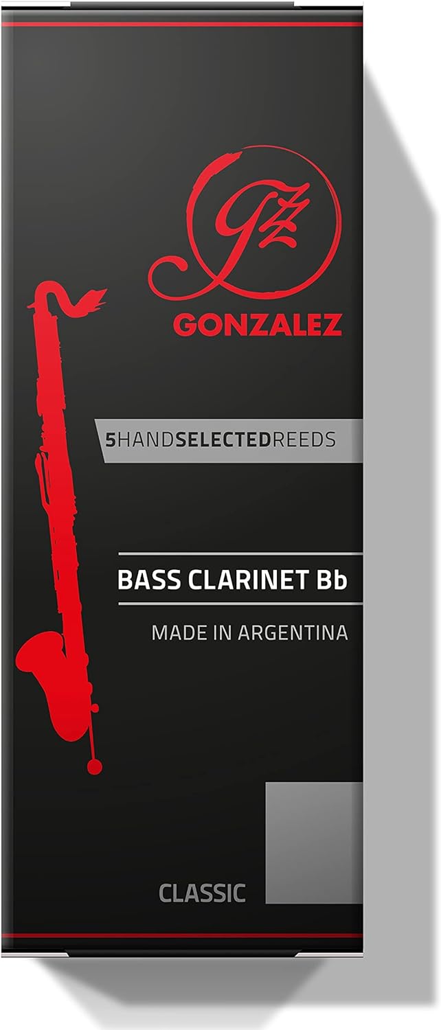 Gonzalez Classic Bass Clarinet Reeds - 5 Per Box