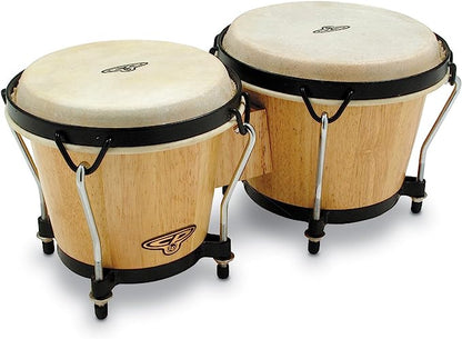 Latin Percussion CP Traditional Bongos Natural Finish - CP221-AW