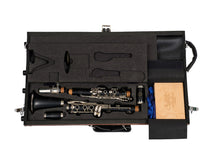 Load image into Gallery viewer, Wiseman Professional Range Wooden Double Clarinet Case