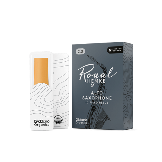 Royal Hemke Organic Alto Saxophone Reeds Strength 4.0 10-Pack