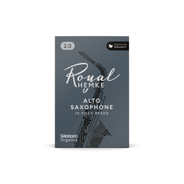 Royal Hemke Organic Alto Saxophone Reeds Strength 4.0 10-Pack
