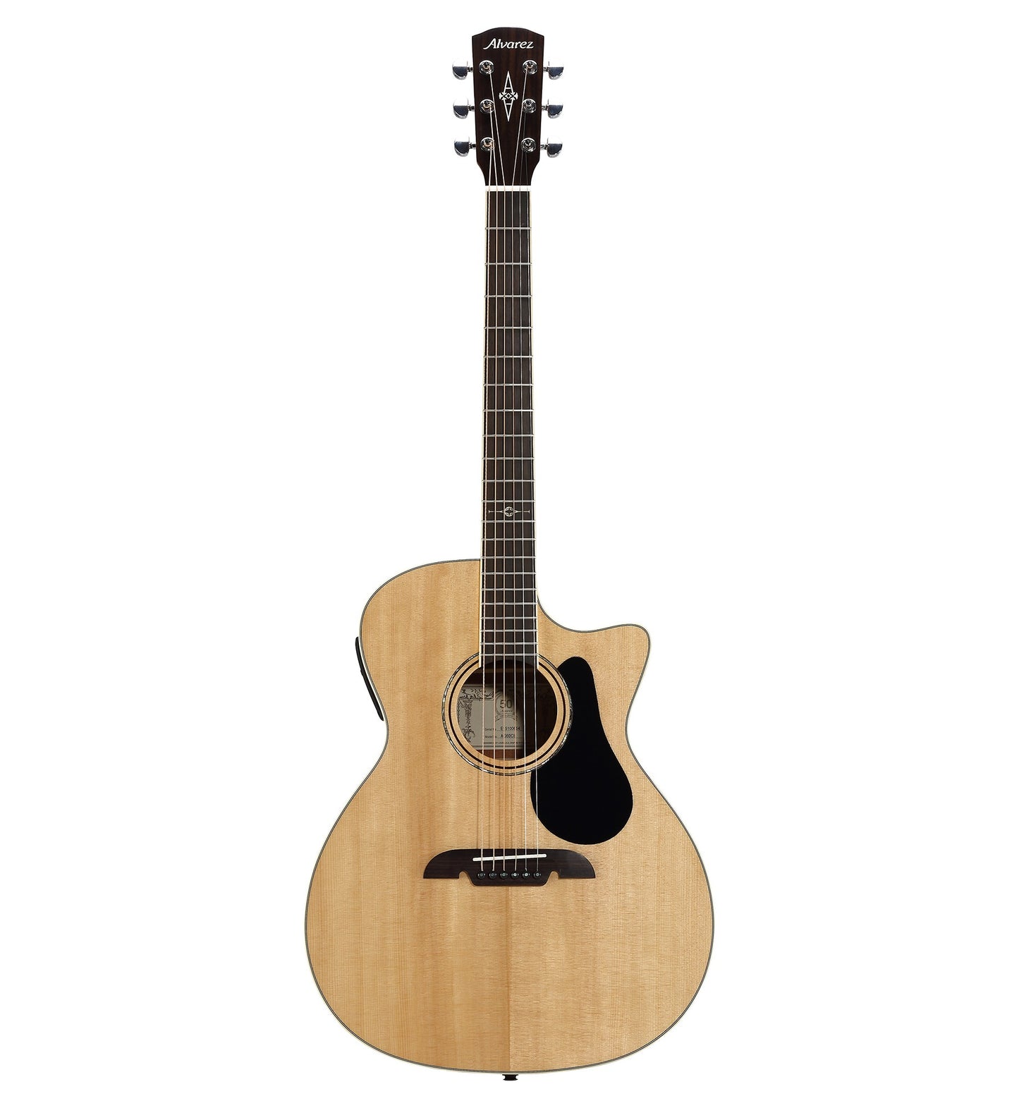 Alvarez Artist Grand Auditorium Acoustic Electric w/Cutaway EQ& Tuner - Natural/Gloss