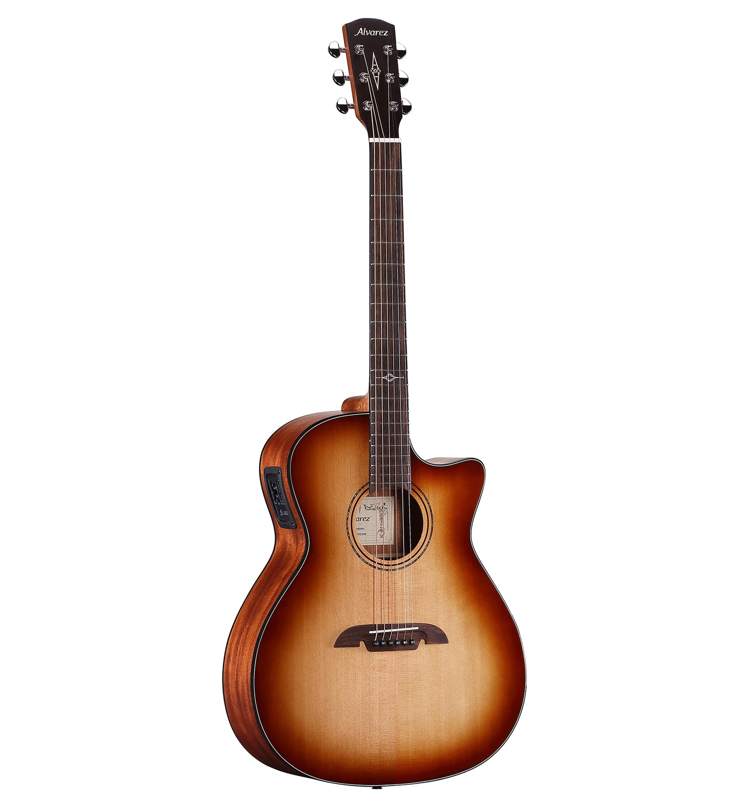 Alvarez Artist Grand Auditorium Acoustic Electric SHB w/Cutaway EQ& Tuner