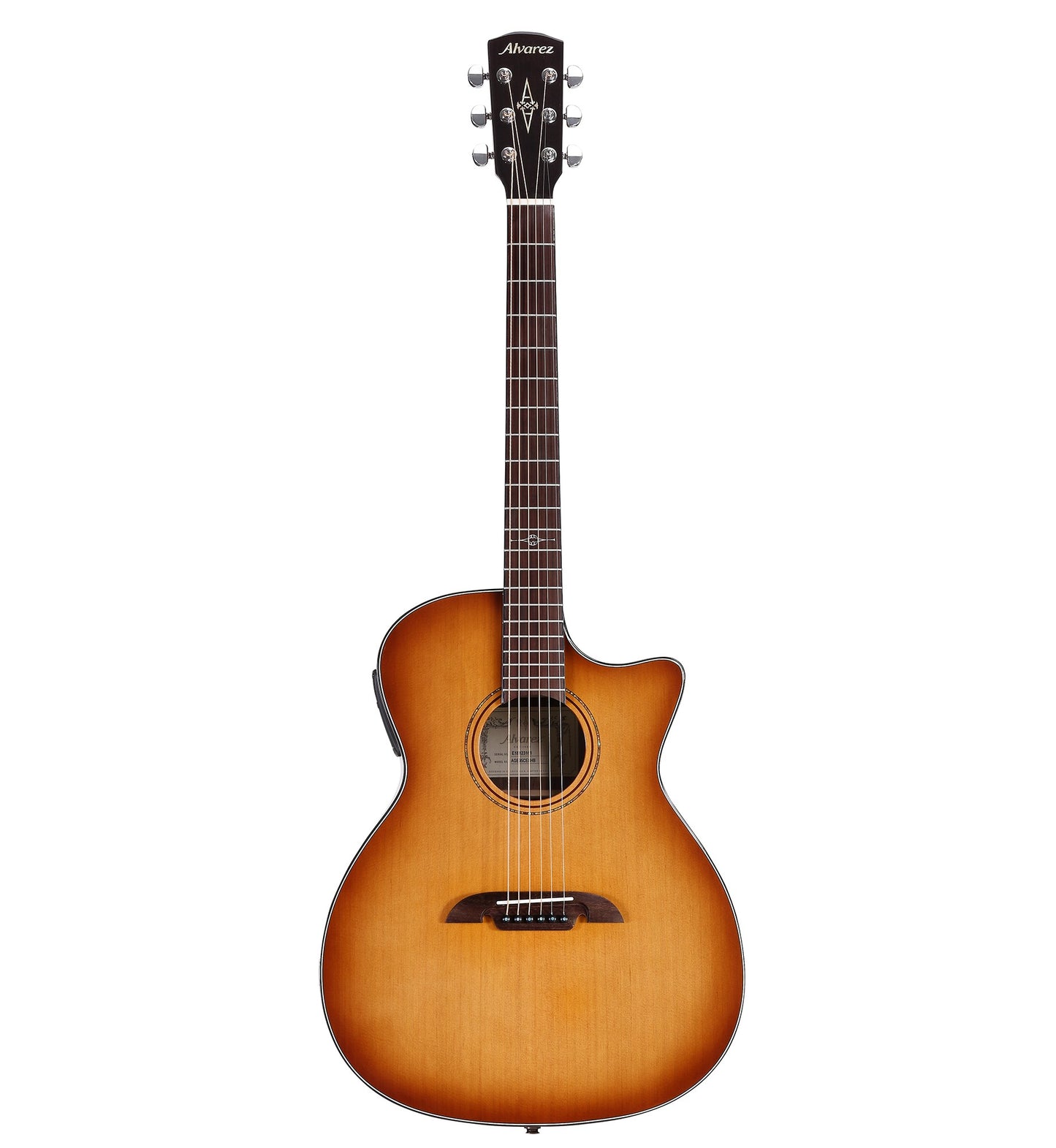 Alvarez Artist Elite Grand Auditorium Acoustic Electric w/Cutaway, EQ & Tuner