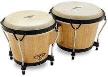 Load image into Gallery viewer, Latin Percussion CP Traditional Bongos Natural Finish - CP221-AW