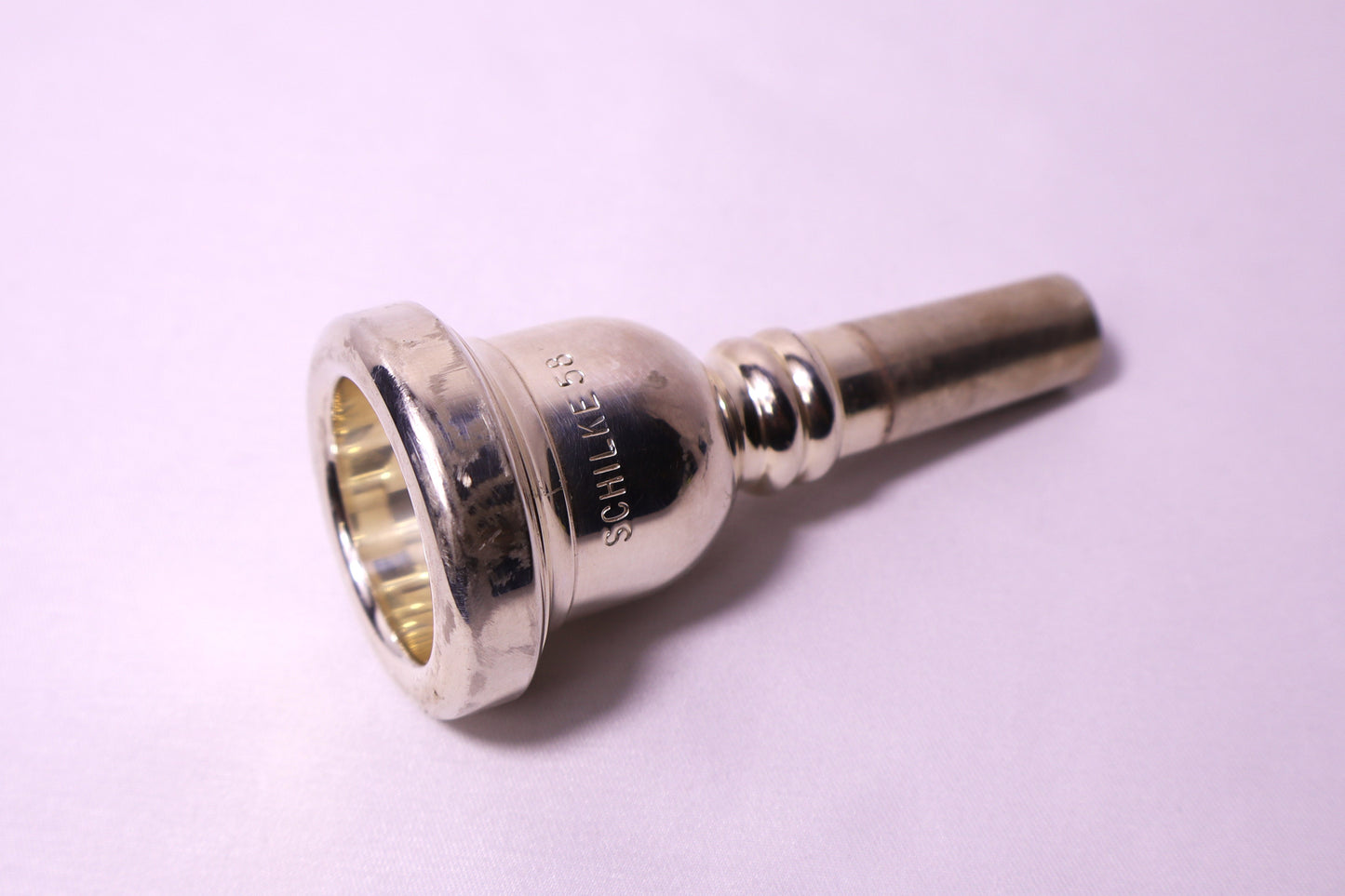 Schilke Bass Trombone Mouthpiece - Silver Plated 58 B-STOCK