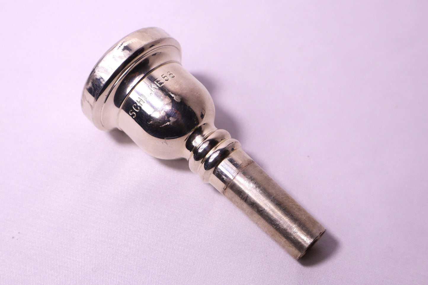 Schilke Bass Trombone Mouthpiece - Silver Plated 58 B-STOCK
