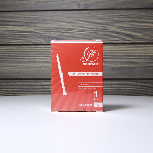 Gonzalez Bb Clarinet "RC" Regular Cut Reeds 10 - Strength 1.5 B-STOCK