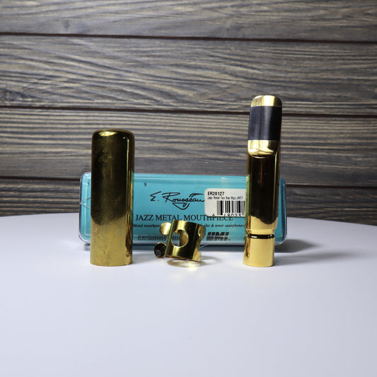 Rousseau Metal Tenor Sax Gold Plated 7 Mouthpiece B-STOCK