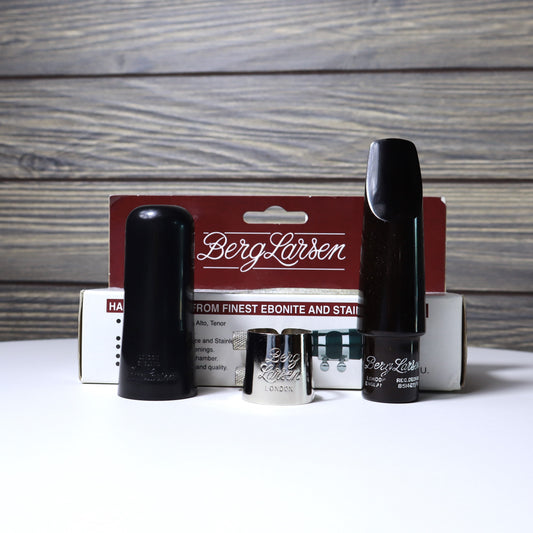 Berg Larsen Black Ebonite Tenor Sax Mouthpiece - B-STOCK