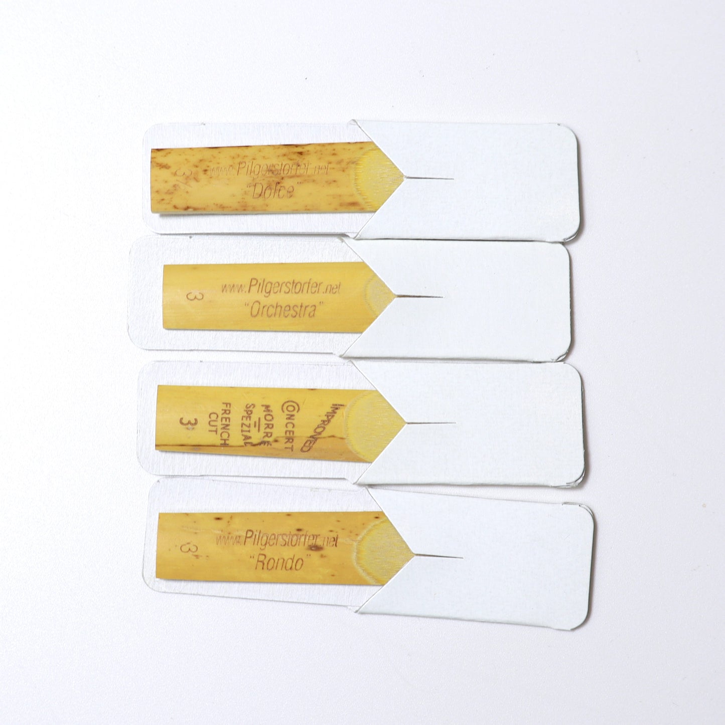 Pilgerstorfer Bb Clarinet "Medium" Sample Pack Reeds